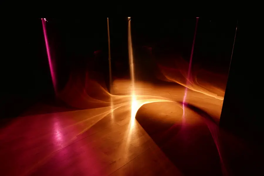 Photo of light effects on a stage